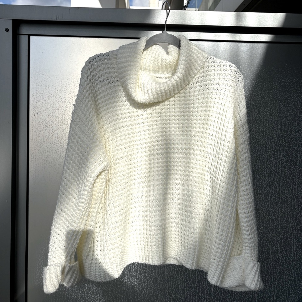 🆕 Rain + Rose | Knit Cowl Neck Sweater